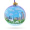 Parque Ibirapuera, Sao Paulo, Brazil Glass Ball Christmas Ornament 4 Inches